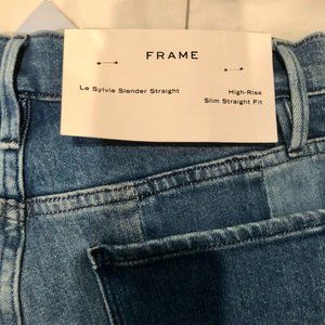 Frame Jeans - size 27, Le Sylvie Slender Straight, High Rise, Slim Straight Fit